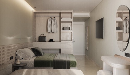 Twin Room, Garden View