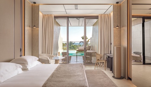 Junior Suite Upper Floor, Sea View, with Private Pool (3 adults)