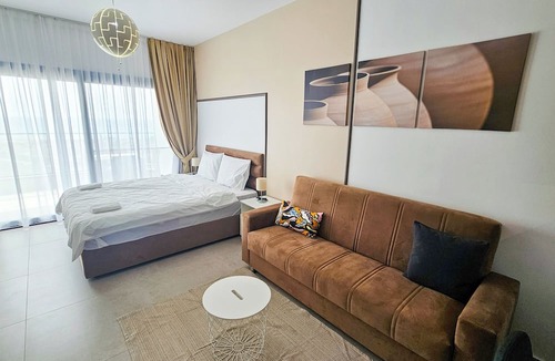 Dipkarpaz Apartment | Priscilla Studios with Direct Seaview in Caesar Blue Resort