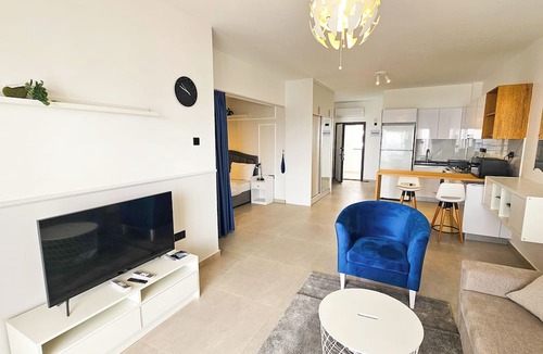 Dipkarpaz Apartment | Priscilla Studios with Direct Seaview in Caesar Blue Resort