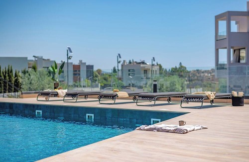 Agios Tychon Apartment | Sanders River Plaza - Light 2 Bedroom Apartment with Balcony