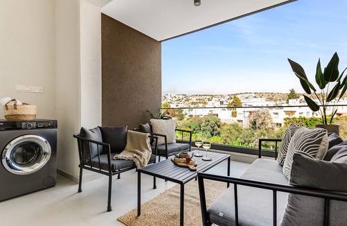 Agia Fyla Apartment | Sanders Triple - Cozy 1-bdr Apt With Balcony