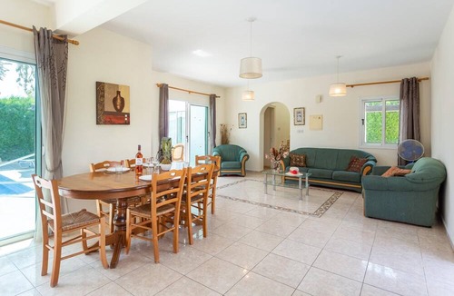Pegeia Villa | Villa Zenon Large Private Pool Walk to Beach Sea Views A C Wifi Car Not Required - 2222