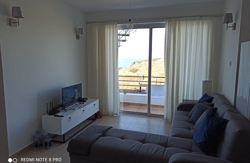 Bahceli Apartment | Wake up with unblocked seaview and mountain view - private stairs to the beach