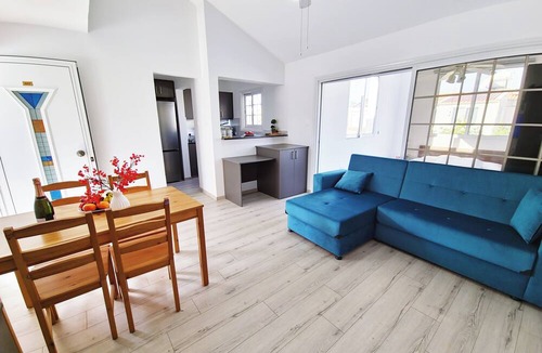 Oroklini Apartment | Amazing location, surrounded by palm trees and just 200 meters from the beach!