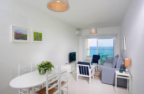 Agios Tychon Apartment | On the Beach Penthouse by TrulyCyprus