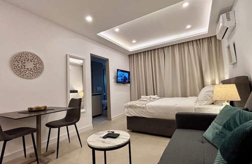 Agios Tychon Villa | White Arches Studio Suite by TrulyCyprus