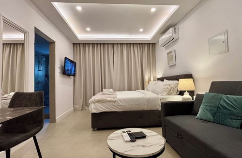 Agios Tychon Villa | White Arches Studio Suite by TrulyCyprus