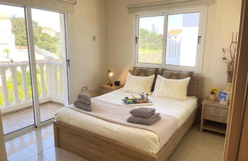 Ayia Napa Villa | Villa Rugiada With Pool and sea View Located on the Front of Nissi Beach