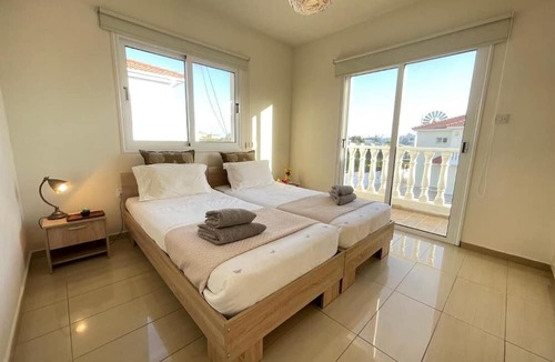 Ayia Napa Villa | Villa Rugiada With Pool and sea View Located on the Front of Nissi Beach