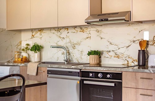 Agios Tychon Apartment | Sanders River Plaza - Smart 2-Bdr Apt with Terrace
