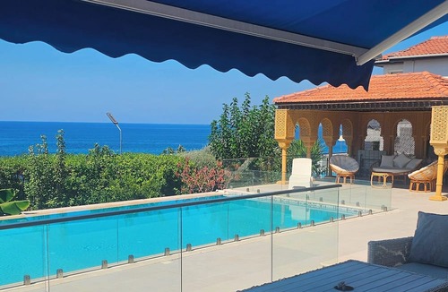 Kyrenia District Villa | Seafront Villa, Pool & Kids' Pool, Lapta Walkway