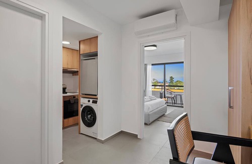 Larnaca Apartment | Finikoudes Marina View 202 - Charming Larnaca Centre Getaway