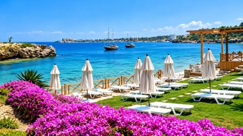 Karavas Hotel | Sea & Sky Seafront Bungalows at Escape Beach
