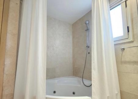 Agios Tychon Villa | SeaView 6BR Villa with Heated Pool, Spa & Private Cinema