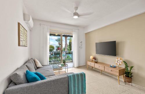 Paphos Apartment | Lotus by the Sea- 2-Bedroom with Communal Pool