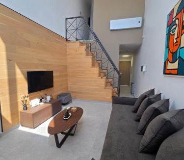 Pervolia Apartment | Divina Loft C Modern Loft with Shared Pool