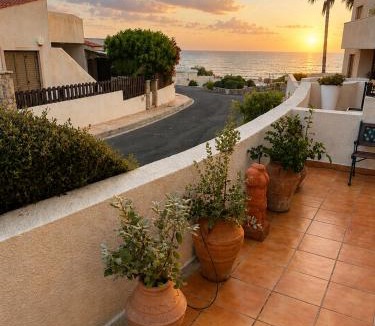 Chlorakas Apartment | The Anassa Suite - Gated Beachfront Retreat & Pool