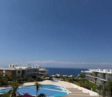 Esentepe Apartment | Luxury Cyprus Retreat with Rooftop Spa & Sea View at Northern Cyprus