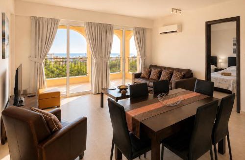 Emba Apartment | Cozy Sea View Apartment with Pool in Peaceful Paphos Area