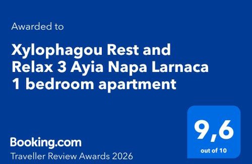 Xylofagou Apartment | Xylophagou Rest and Relax 3 Ayia Napa Larnaca 1 bedroom apartment