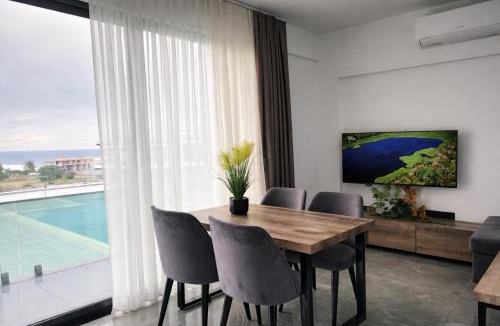 Bahceli Apartment | Sunprime Premium apartment with pool & sea view, Northern Cyprus