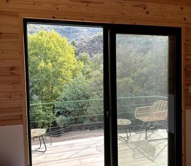 Arakapas House | Panoramic Mountain A-Frame Cabin Retreat with Fireplace in Limassol, Cyprus