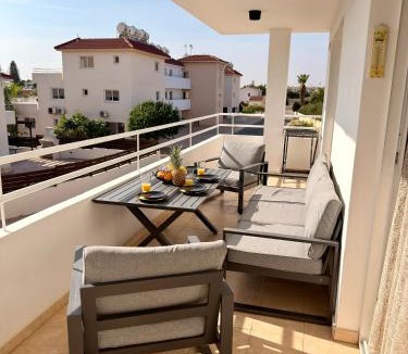 Ayia Napa Apartment | Rope and Reef 2BD Walk to Nissi Beach and Pool