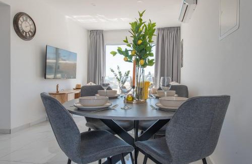 Oroklini Apartment | TelMar Sea View - 2 min walk to the Beach