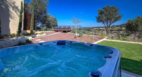 Aphrodite Hills Villa | Beautiful, Modern villa IZ01 with Private Garden and Hot Tub on Aphrodite Hills