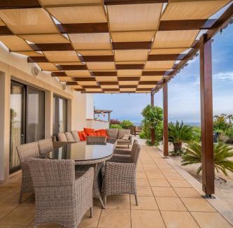 Kouklia Villa | Villa Panorama - Stunning views in villa with hot tub, pool, garden