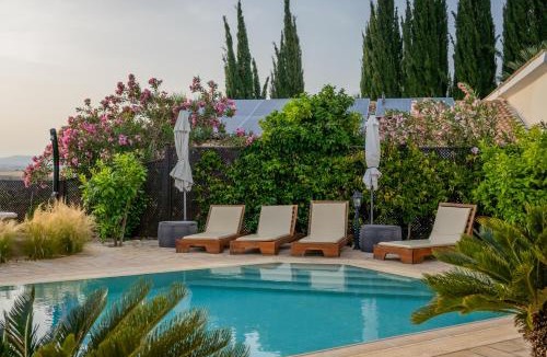 Kouklia Villa | Villa Panorama - Stunning views in villa with hot tub, pool, garden