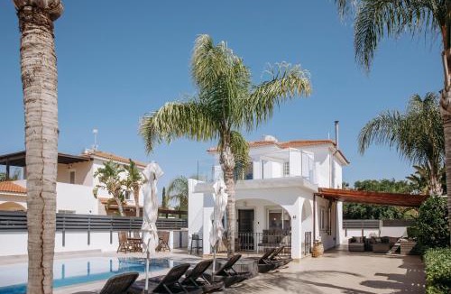 Ayia Thekla Villa | Sunset Villa private complex heated pool