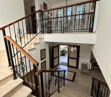 Agios Tychon Villa | SeaView 6BR Villa with Heated Pool, Spa & Private Cinema