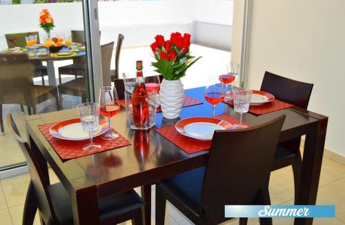 Ayia Napa Apartment | Grand Napa Harbor 3 Bedroom Penthouse Apartment Large 65m2 Balcony with Sea view