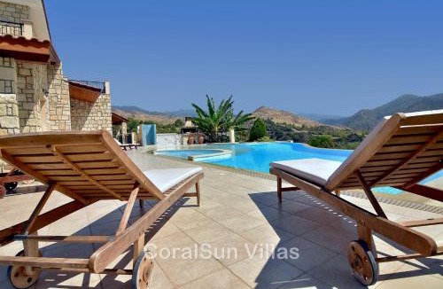 Argaka Villa | Amazing Luxury Villa, Enormous Heated Pool Jacuzzi, Gym, Games Room In Paphos,