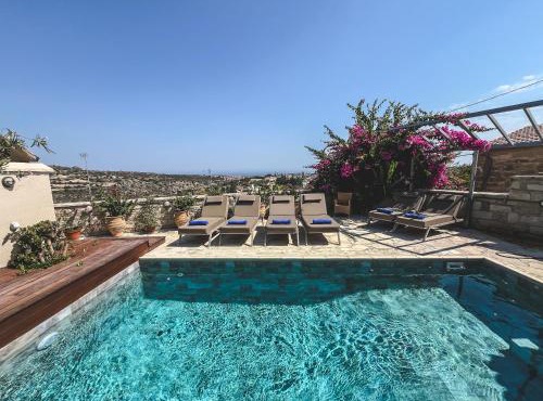 Villa Melissi - Seaview 3 Bedroom Villa With Private Pool in Psematismenos