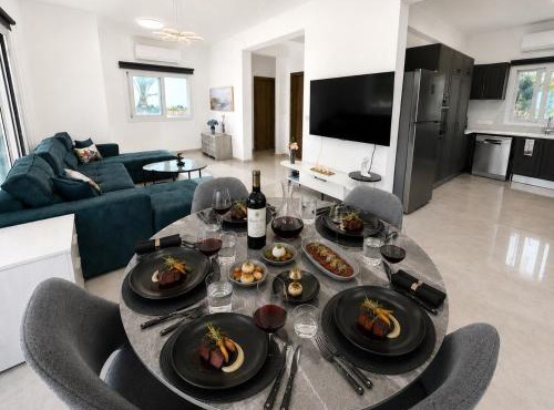 Brand New Sea-View Villa in Olive Orchard by Capt St George Resort in Peyia