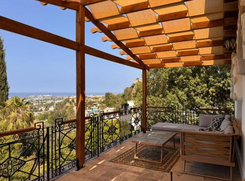 Historic Stone Villa with Private Pool, Garden & Full Sea View