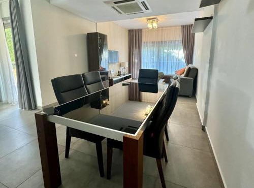 Sophisticated 2BR with Pool & Terrace Views
